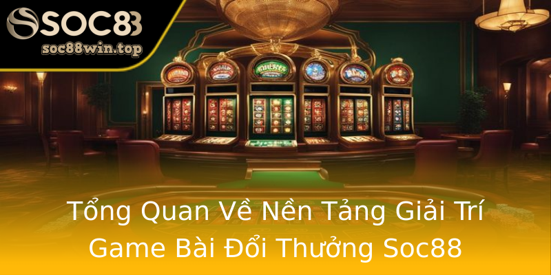 Tổng Quan Về Nền Tảng Giải Trí Game Bài Đổi Thưởng Soc88 Tổng Quan Về Nền Tảng Giải Trí Game Bài Đổi Thưởng Soc88
